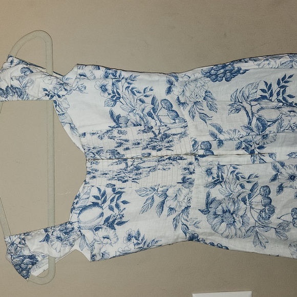 Reformation - Bridgton 100% Linen Dress In Corsica Size 2 - Picture 8 of 14